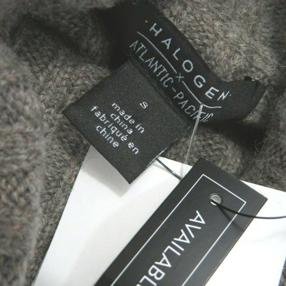 Halogen Sweater Brown Button Raglan Sleeves - Picture 6 of 7